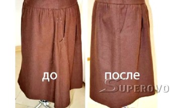 Ушить юбку по боковым швам на подкладке в Барановичах